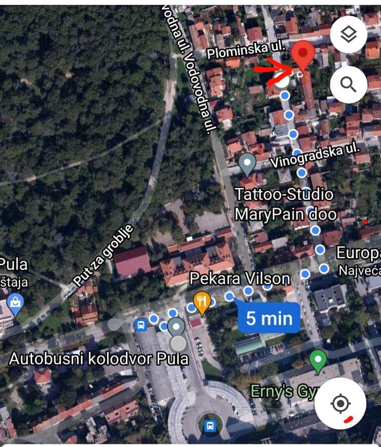 Studio Apartment City With Free Parking Pula Exterior foto